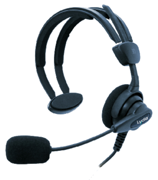 The picture shows the voice Picking headsets of topsystem.